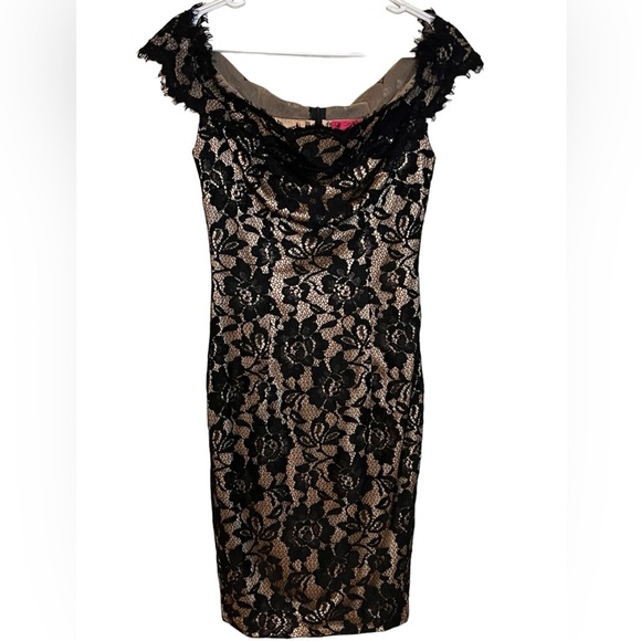 Mandalay Bodycon La Coquette Dress Size 4 - Picture 1 of 3